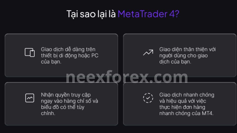 Tại sao neex mt4 trading lại được tin dùng